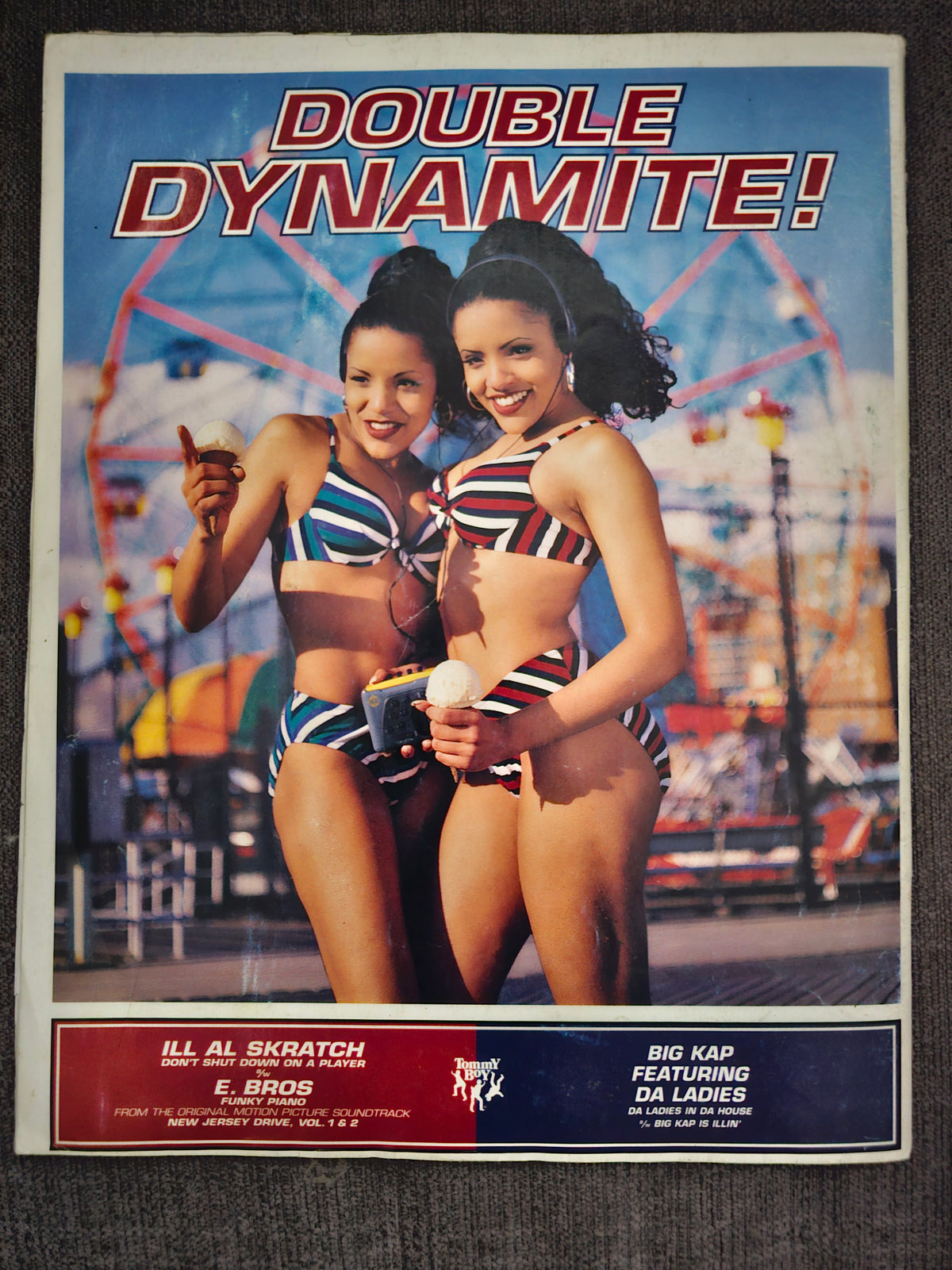 Tommy Boy Double Dynamite back-cover advertisement