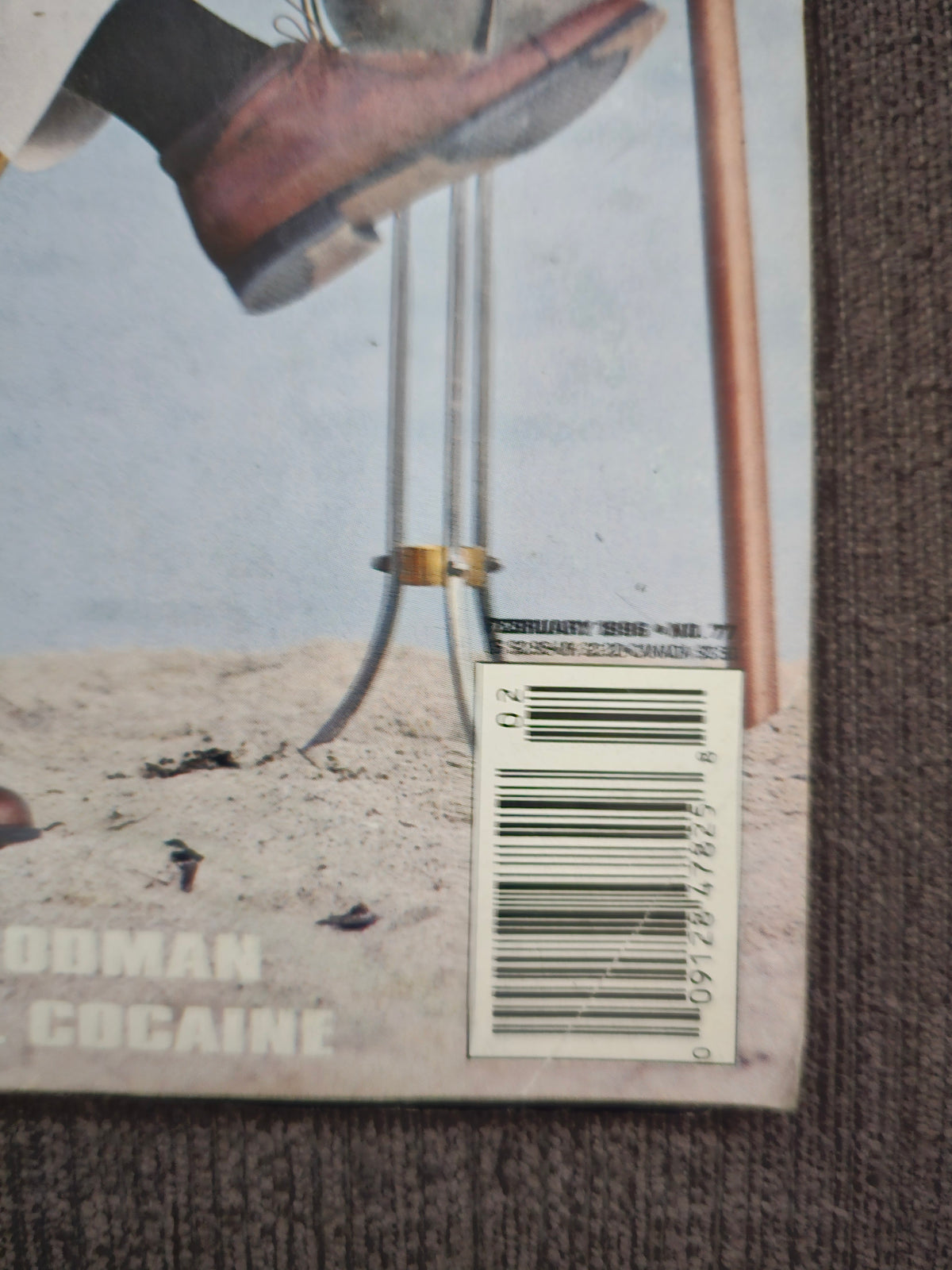 February 1996 date and barcode detail