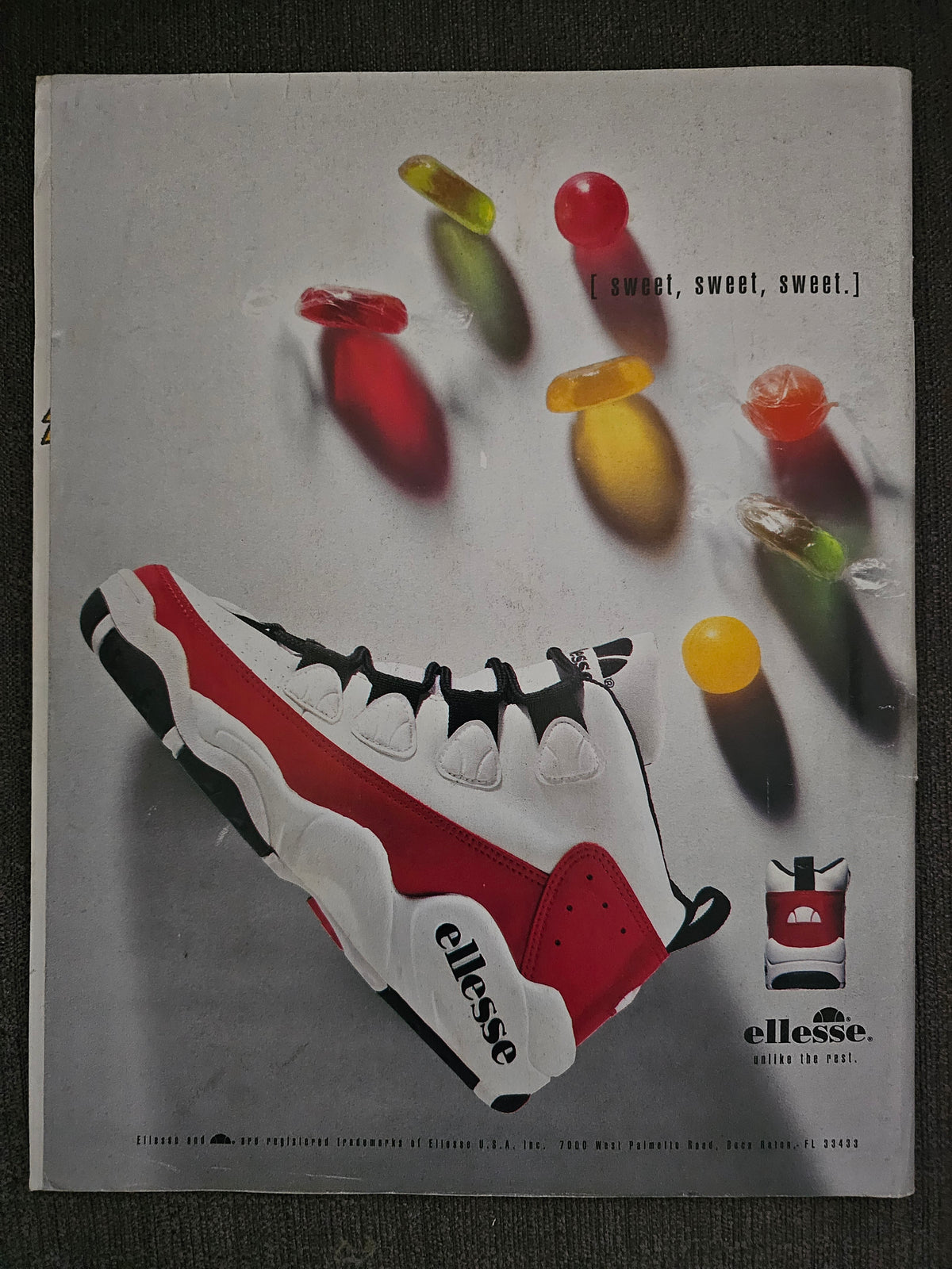 ellesse sneaker back-cover advertisement