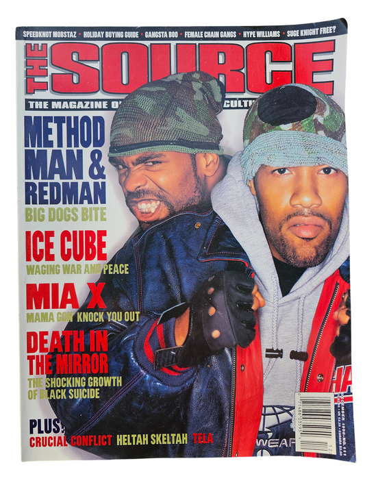 The Source December 1998 issue 111 Method Man and Redman front cover