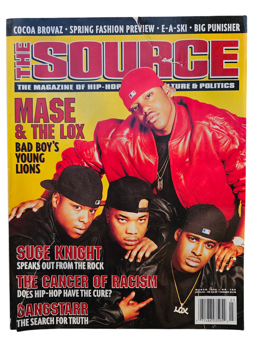 The Source Magazine - Issue #102 (March 1998) - Eminem Unsigned Hype / Ma$e & The LOX