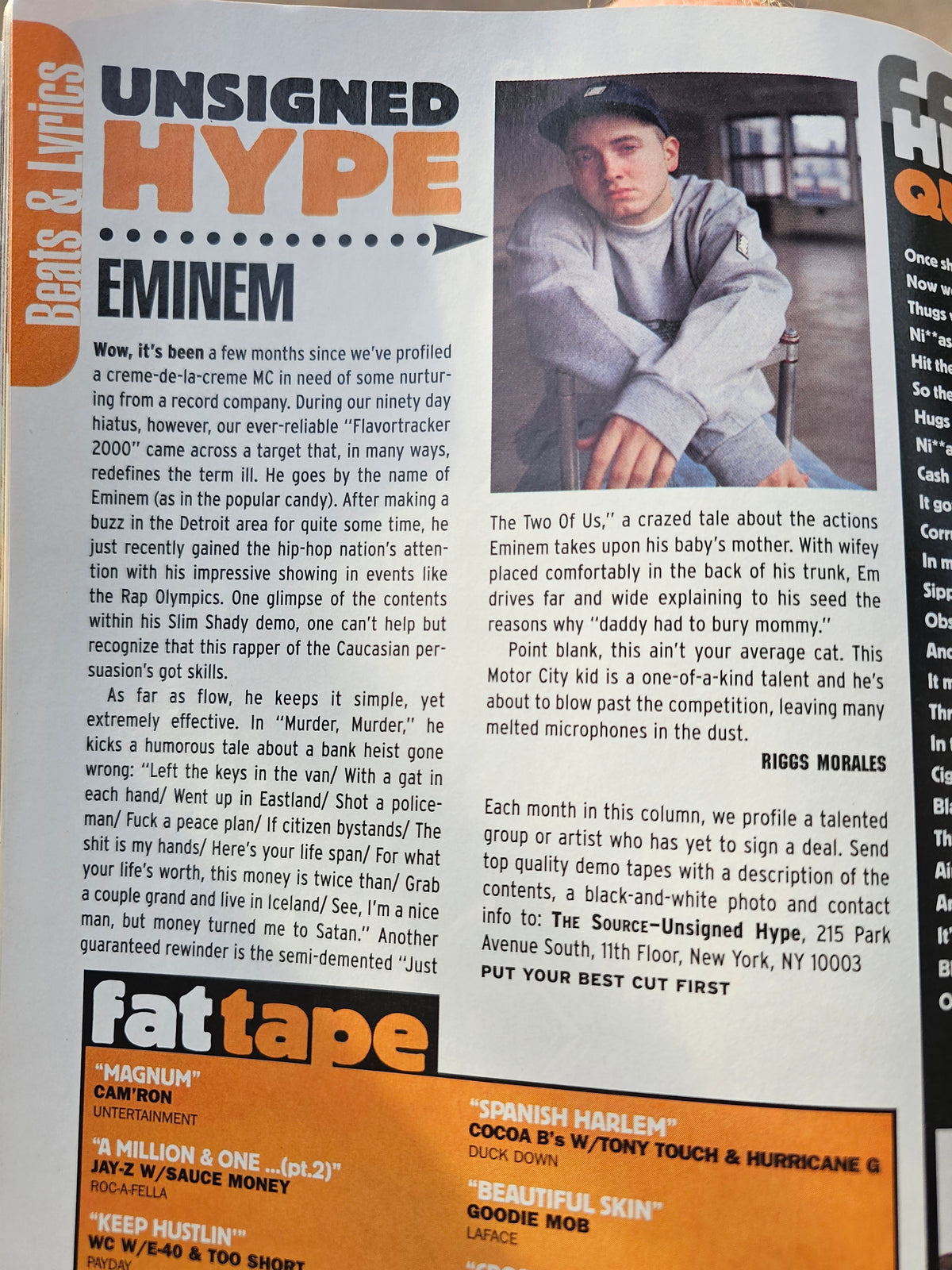 The Source Magazine - Issue #102 (March 1998) - Eminem Unsigned Hype / Ma$e & The LOX