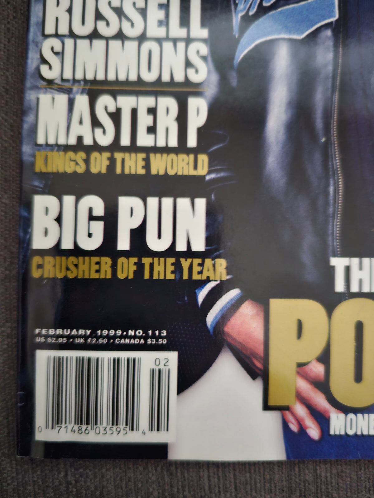 February 1999 issue 113 date and barcode detail