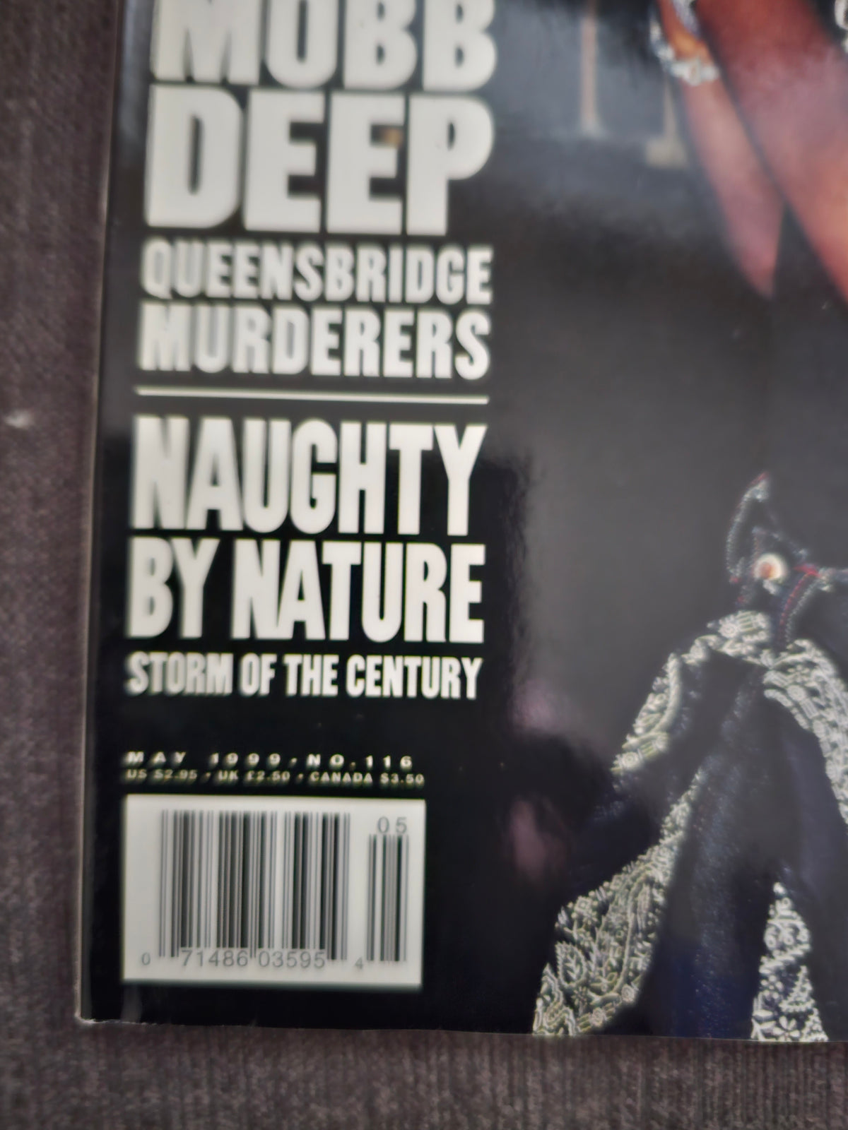 The Source May 1999 issue 116 date and barcode detail