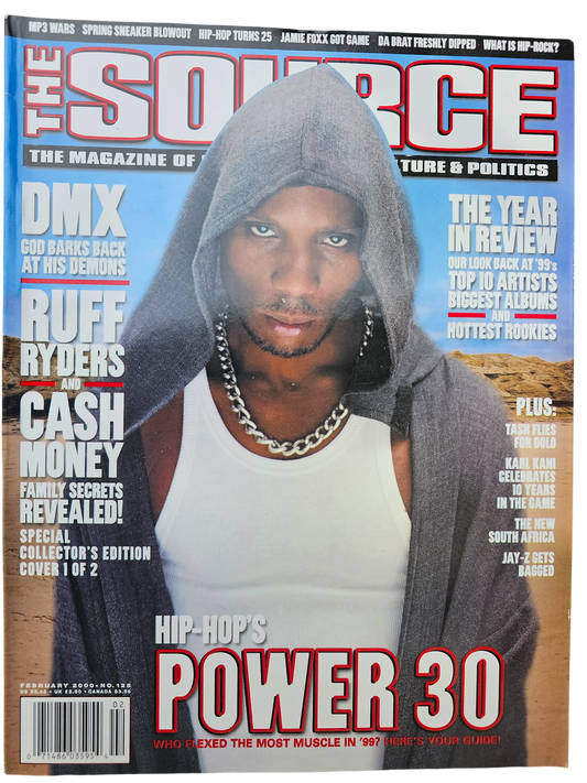 The Source February 2000 issue 125 DMX Power 30 cover 1 of 2