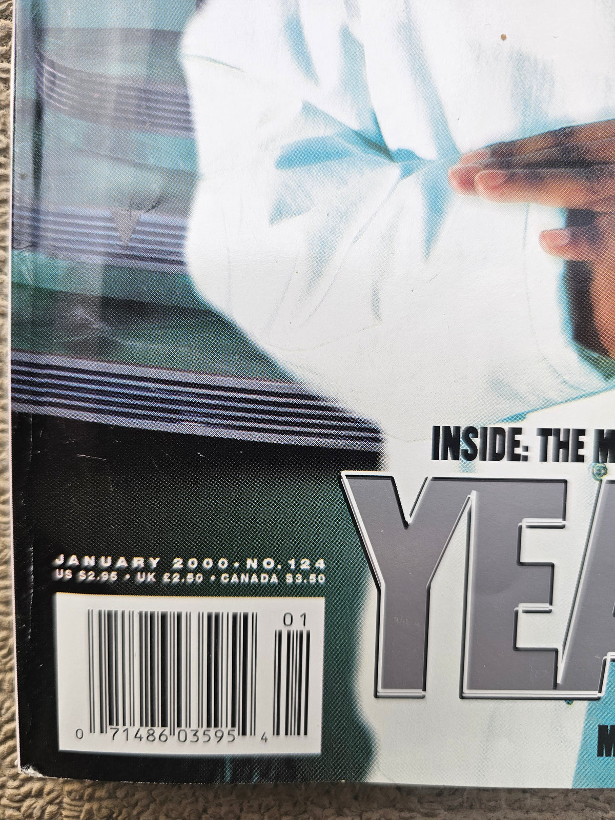 The Source January 2000 issue 124 spine view