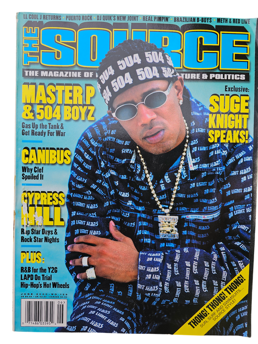 The Source June 2000 issue 129 Master P and 504 Boyz front cover
