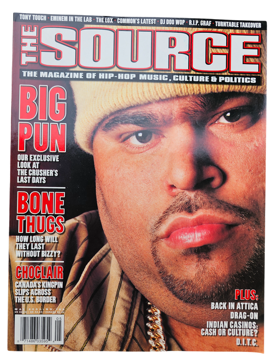 The Source May 2000 issue 128 Big Pun front cover