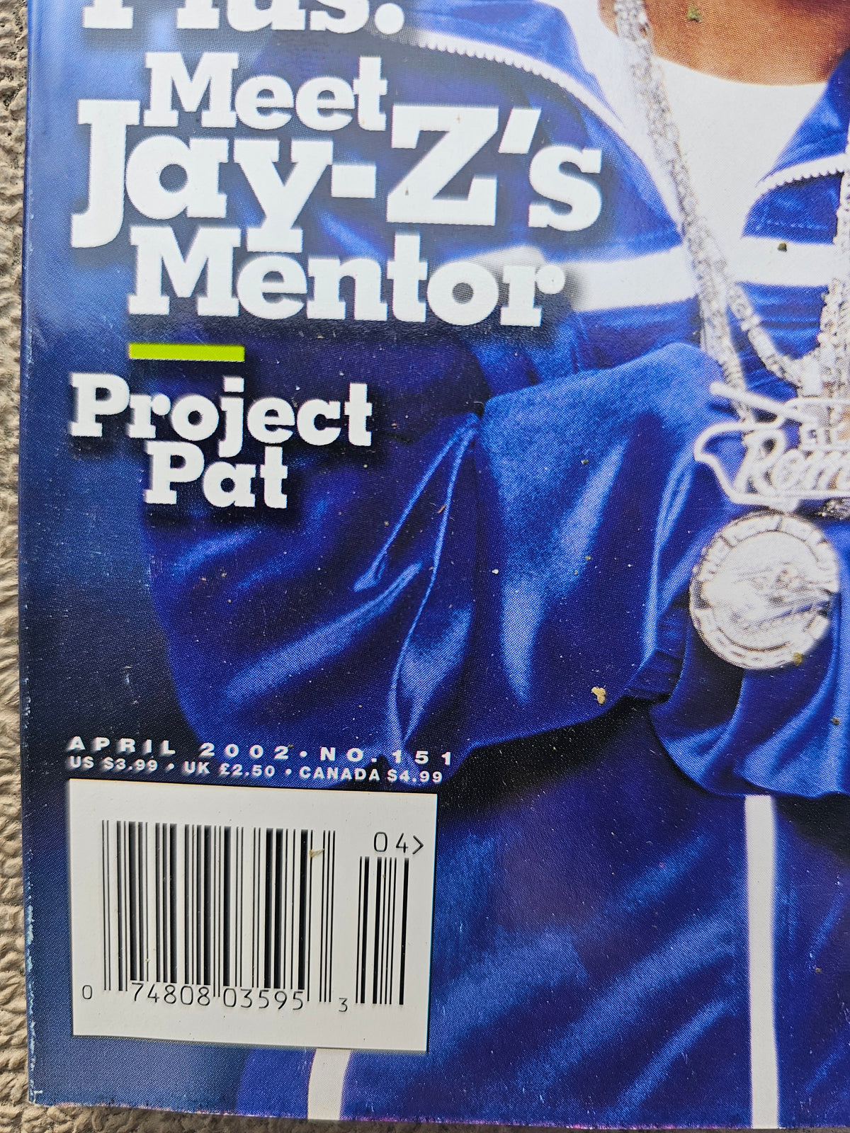 The Source April 2002 issue 151 spine view