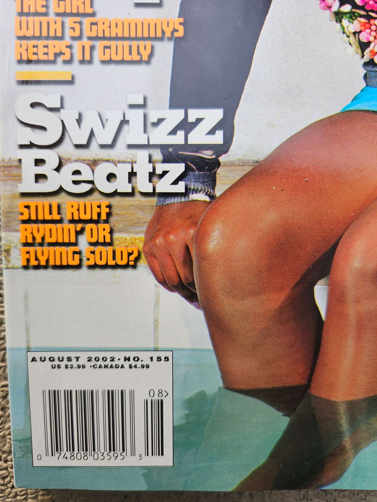The Source August 2002 issue 155 spine view
