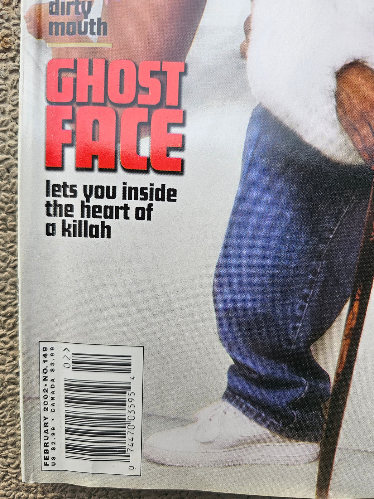 The Source February 2002 issue 149 spine view