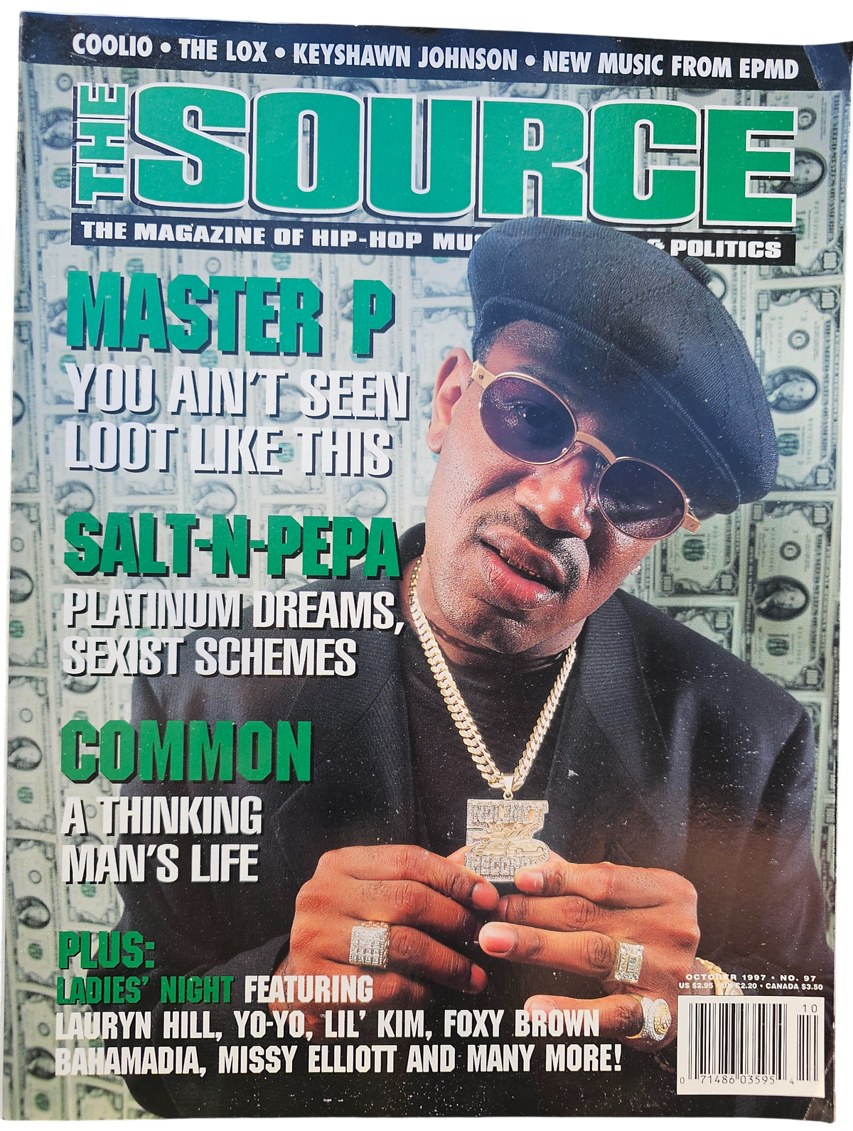 The Source Magazine - Issue #97 (October 1997) - Master P Cover