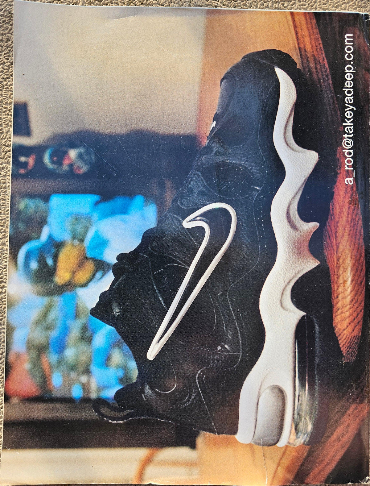 Back cover of The Source October 1997 with Nike footwear advertisement