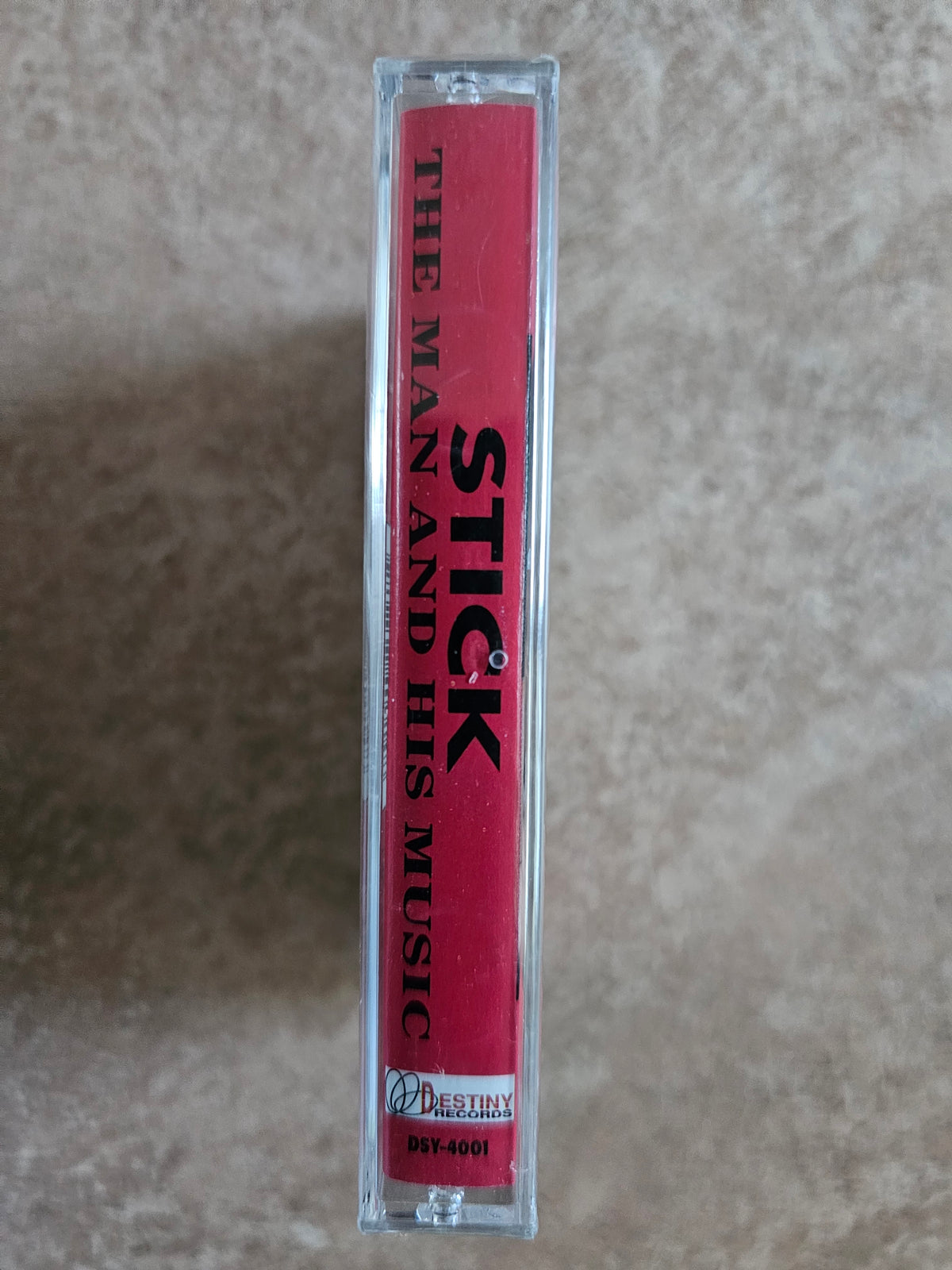 Stick The Man and His Music cassette spine