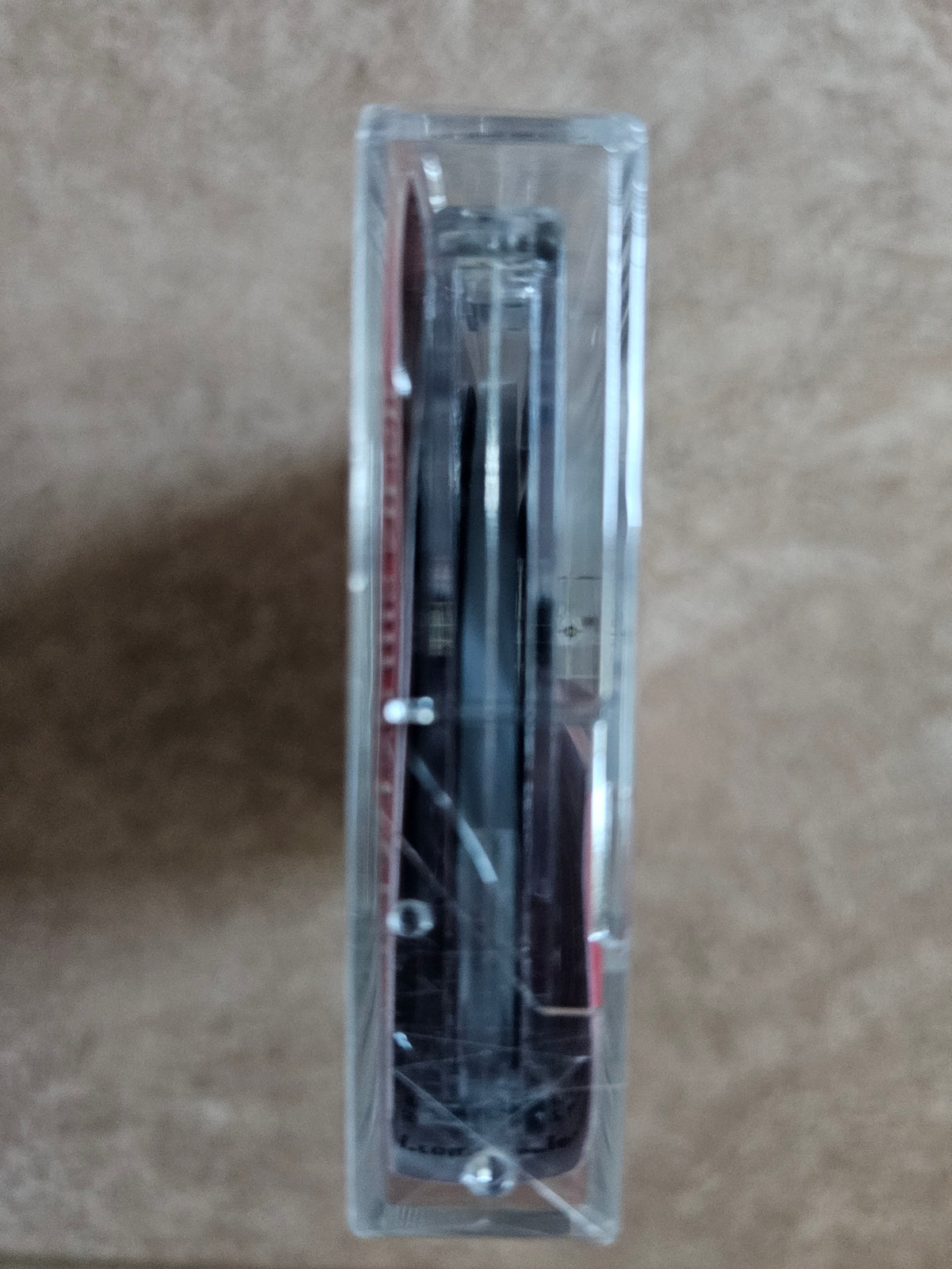 Cassette case edge damage detail
