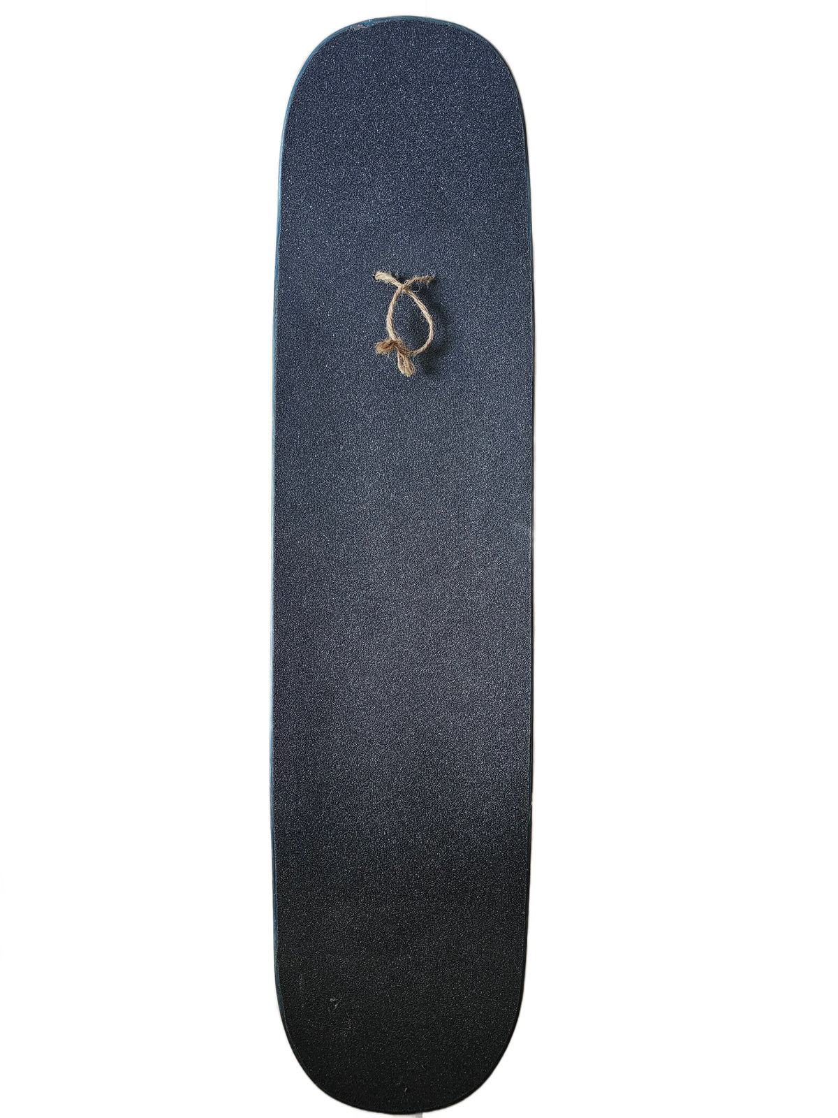 Black grip-taped top with twine hanging loop
