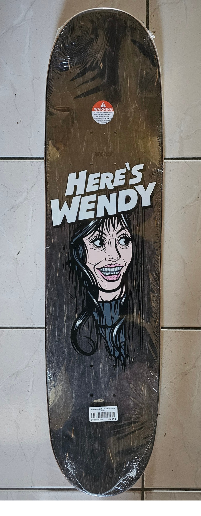 StrangeLove Skateboards "The Wendy Theory" Skateboard Deck - 8.0"