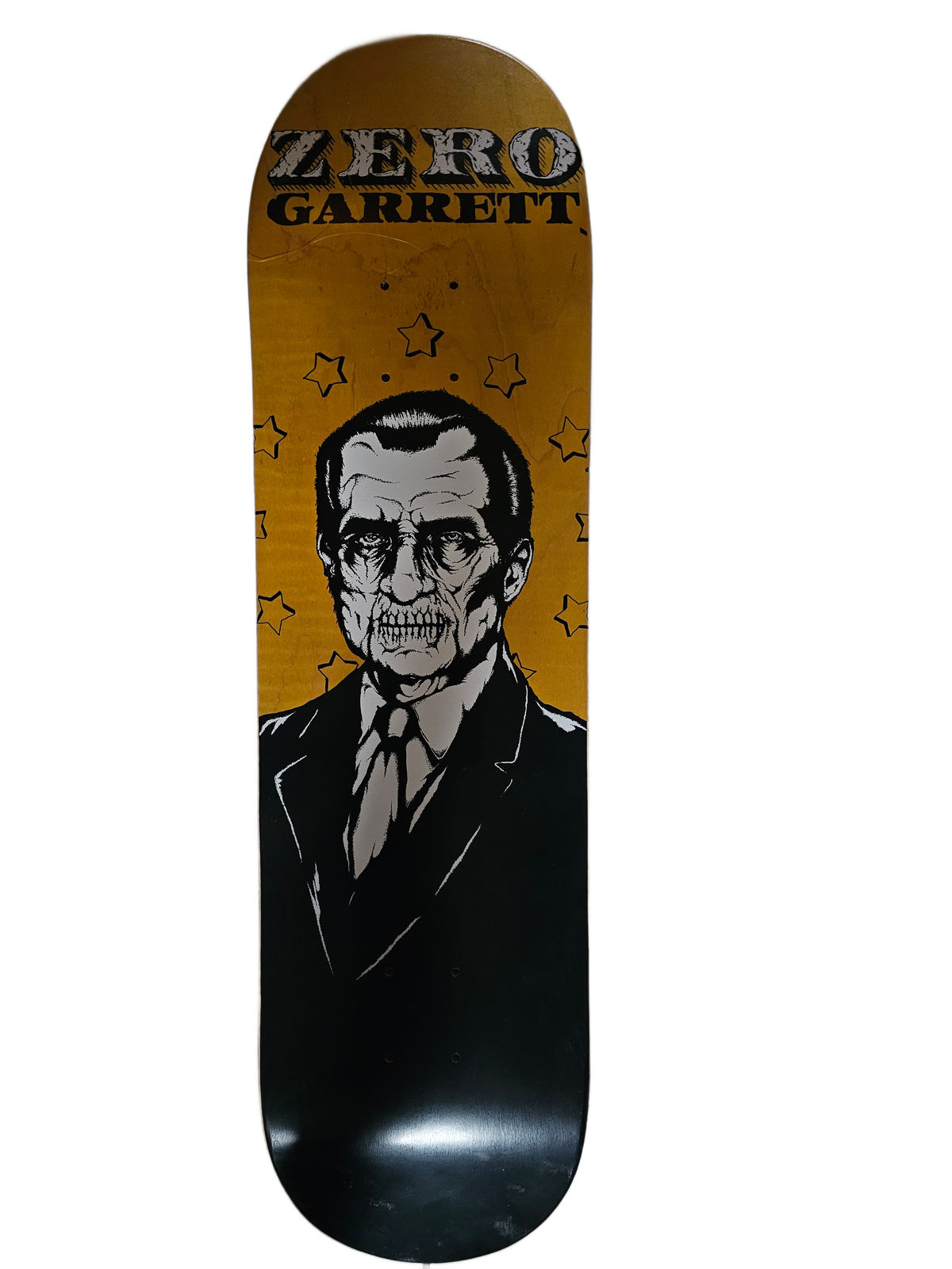 Zero Garrett Hill Skateboard Deck | "Dead Presidents" Nixon Graphic
