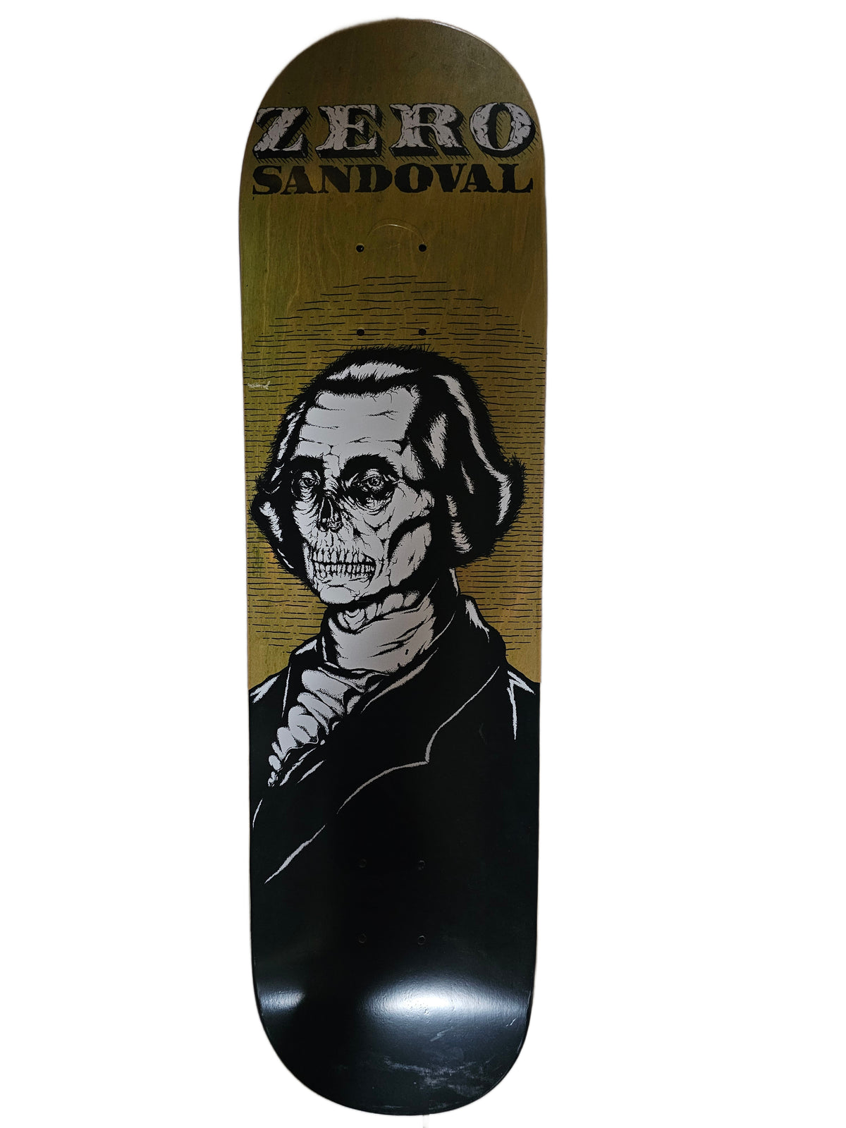 Zero Tommy Sandoval Skateboard Deck | "Dead Presidents" Washington Graphic | 8.125"