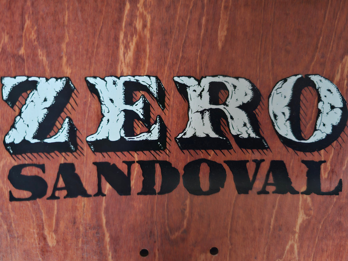Zero Tommy Sandoval Skateboard Deck | "Dead Presidents" Washington Graphic | 8.125"