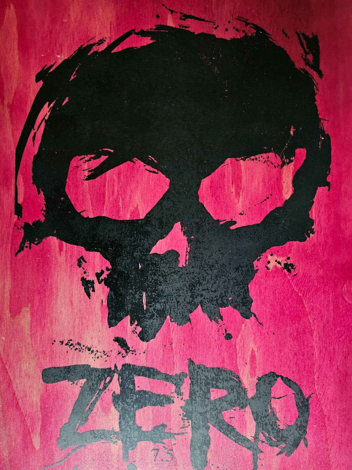Zero "Skull & Stripes" Jamie Thomas Signed Deck – Pink/White/Blue (NOS)