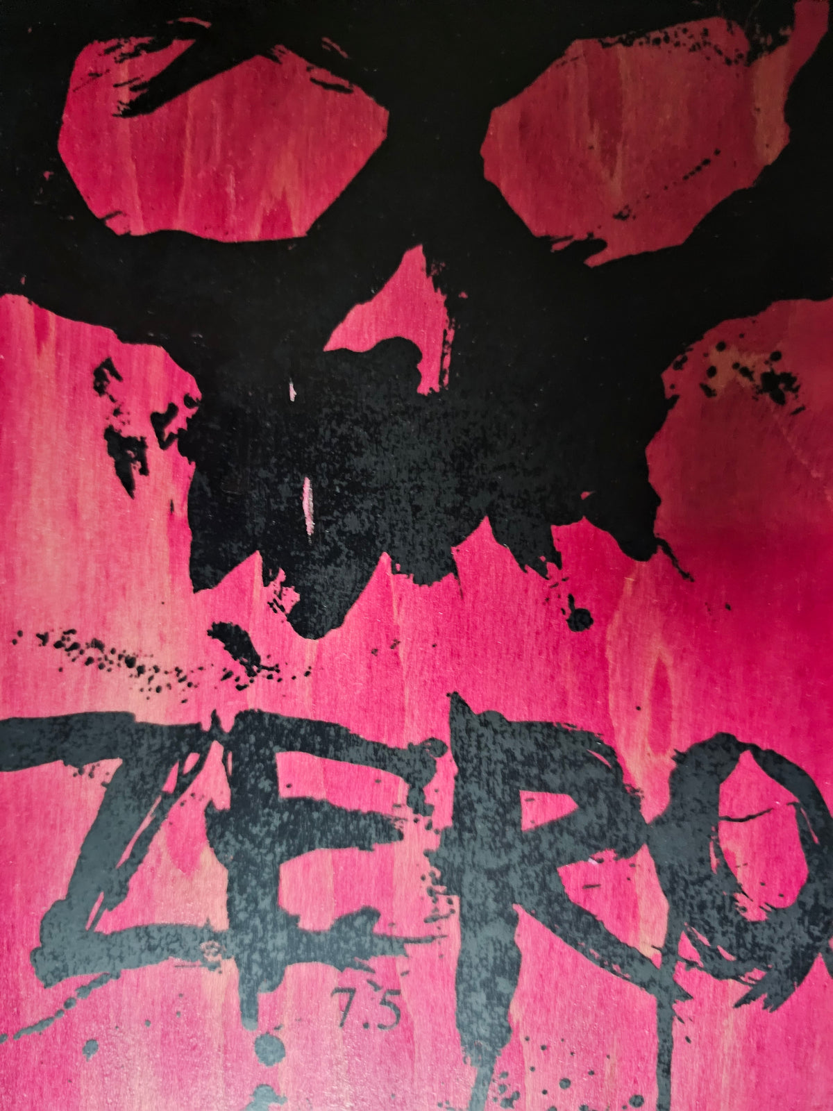 Zero "Skull & Stripes" Jamie Thomas Signed Deck – Pink/White/Blue (NOS)