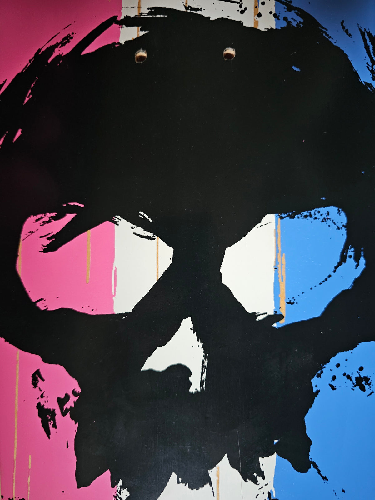 Zero "Skull & Stripes" Jamie Thomas Signed Deck – Pink/White/Blue (NOS)