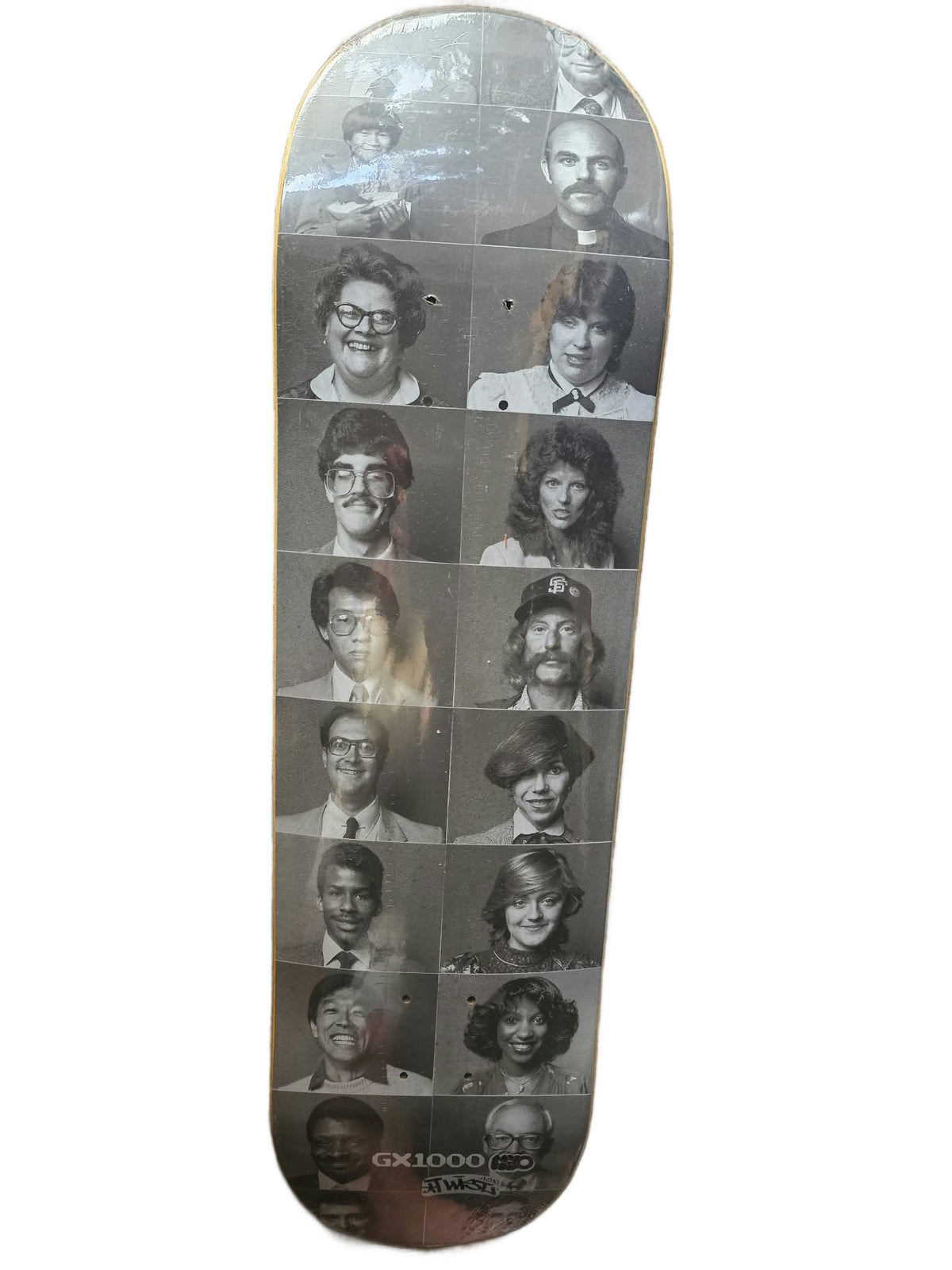 Black reverse of GX1000 Michael Jang skateboard deck
